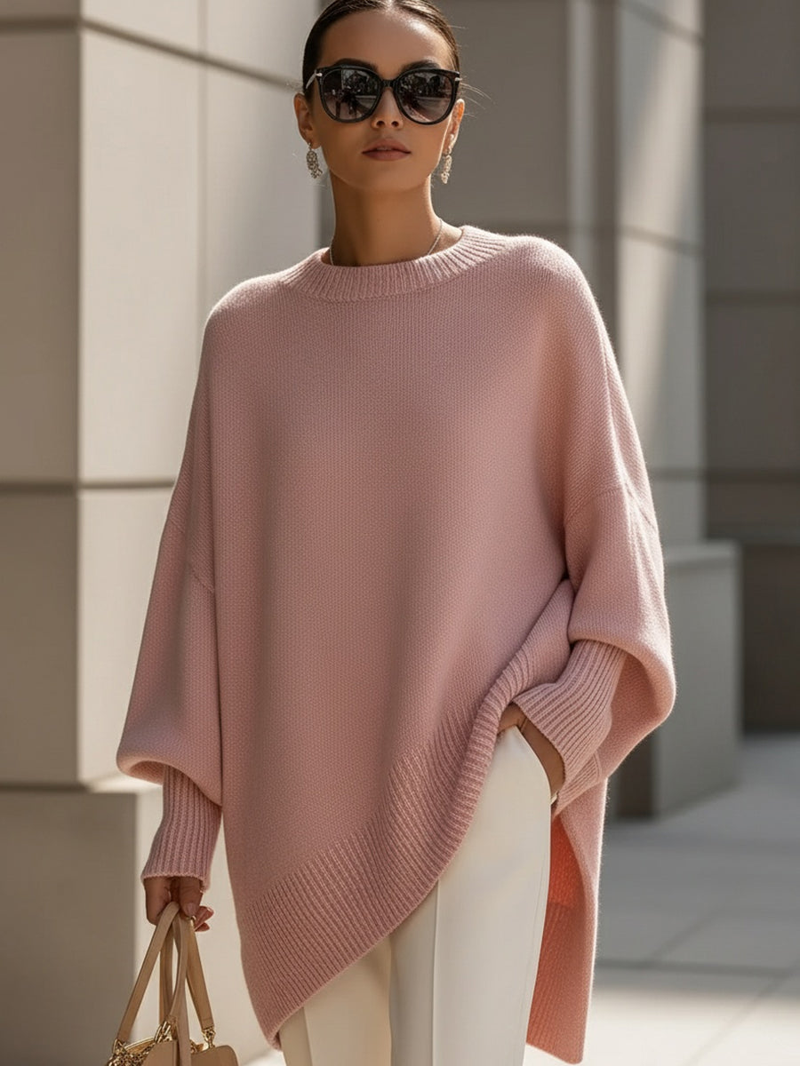 Lucinda | Relaxed Knit Poncho