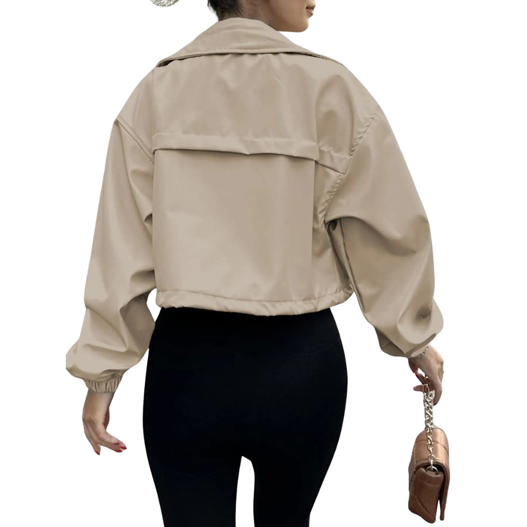 HELENA™ – Sleek Zip-Up Windbreaker Jacket