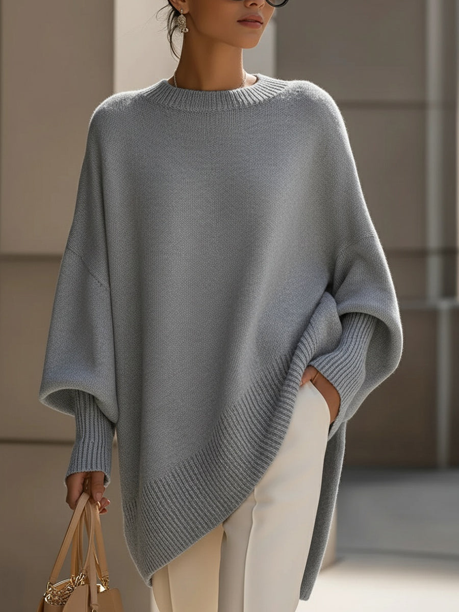 Lucinda | Relaxed Knit Poncho