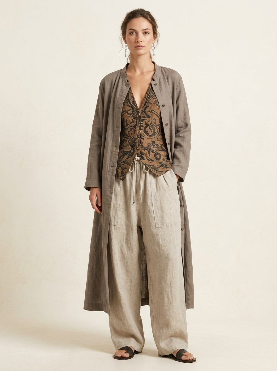 Natural 3-Piece Set™ - Premium Cotton and Linen Blend