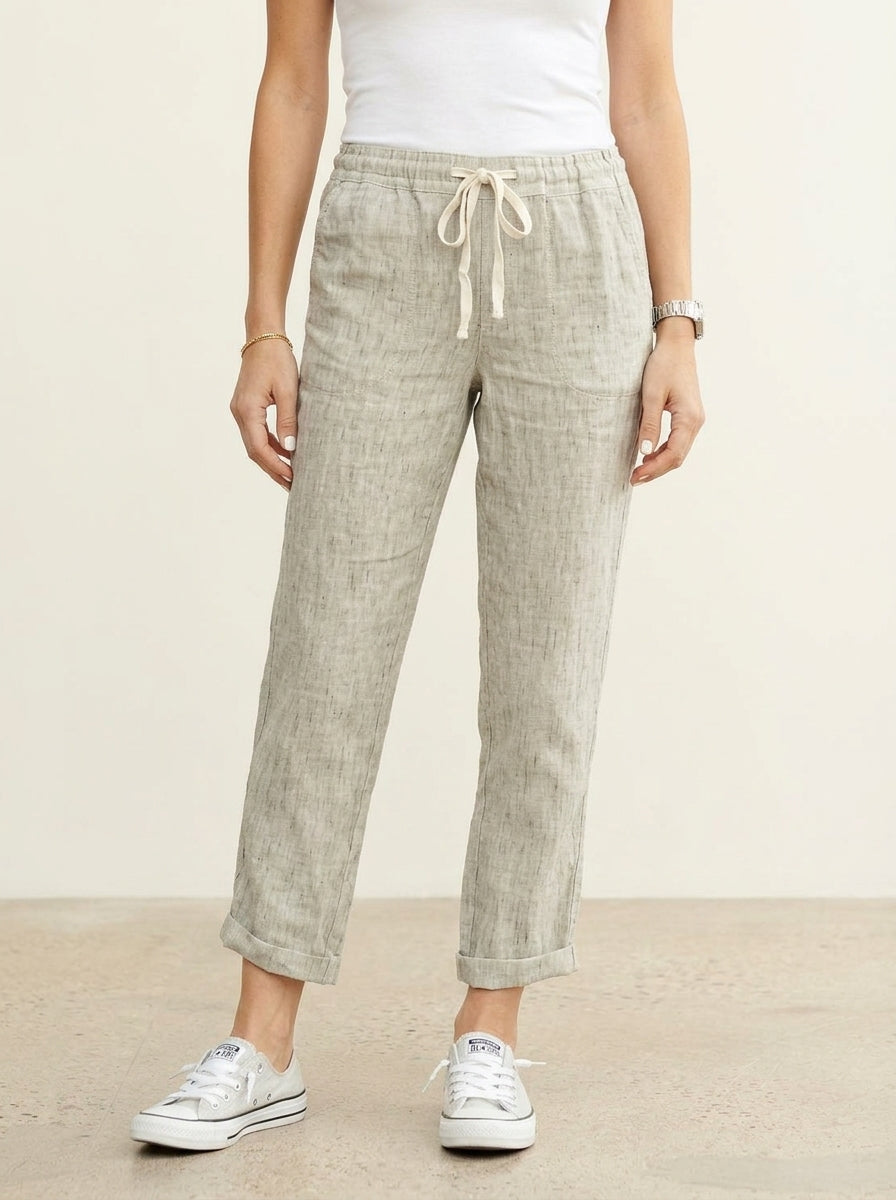 Harper | Women's Casual Drawstring Straight-Leg Casual Pants