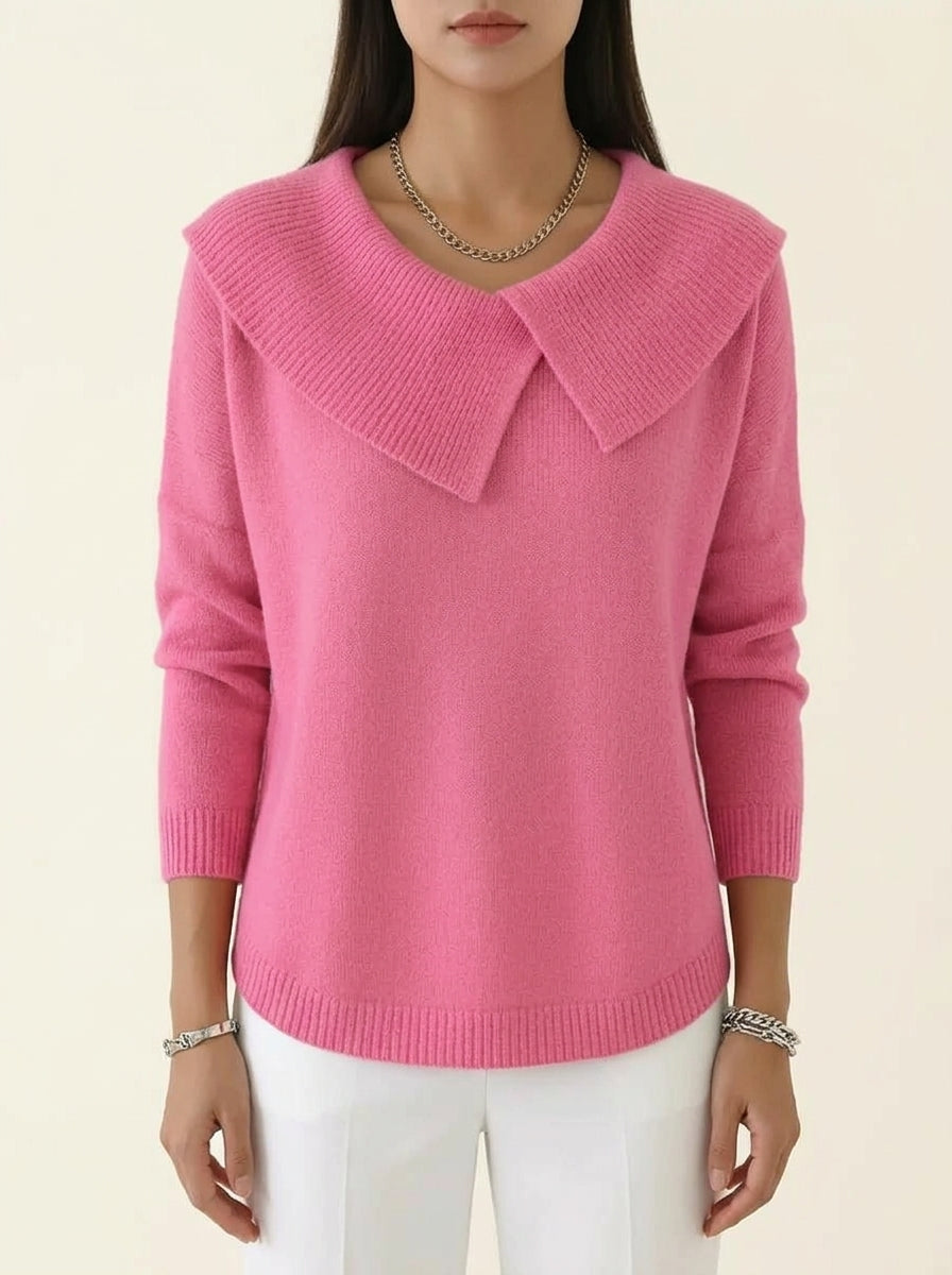 Shelby™ | Ribbed Collar Sweater