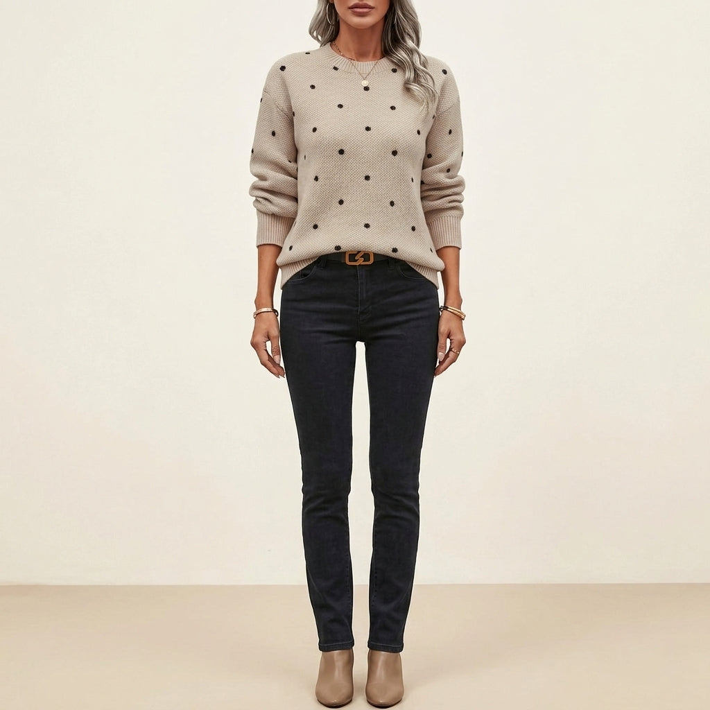Romy™ | Cozy Dot Sweater