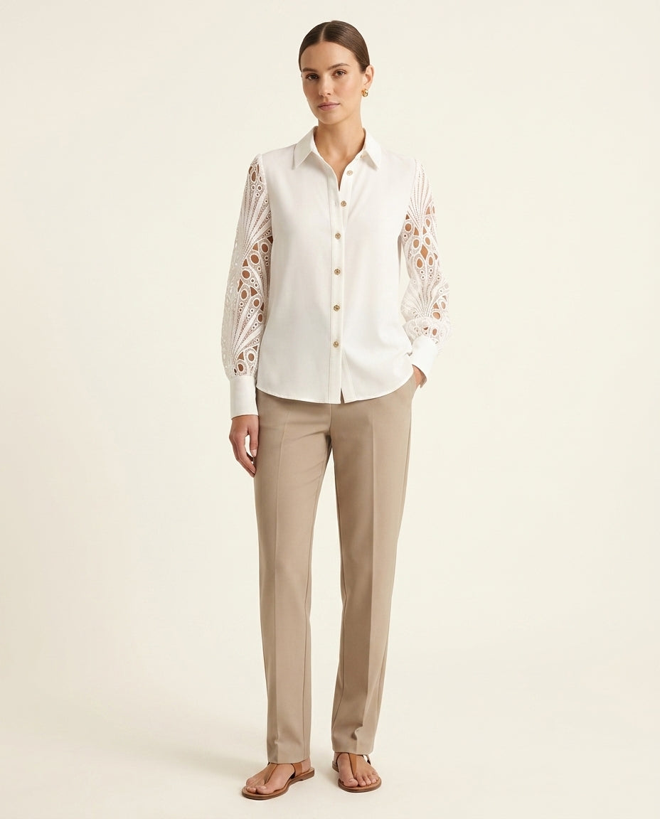 Lily | Sophisticated Blouse with Exquisite Sleeves