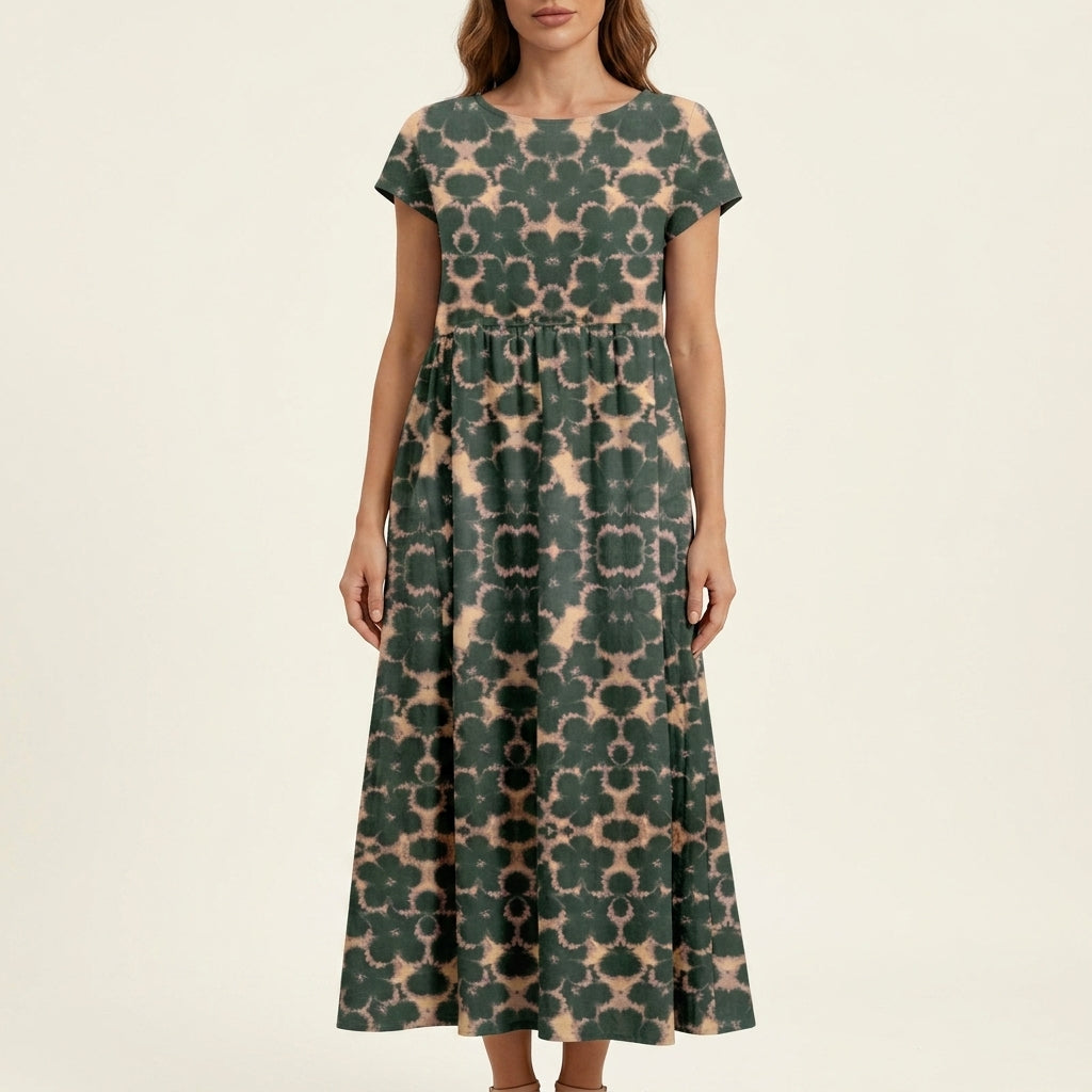 FLORENE™ - Breezy Floral Midi Dress