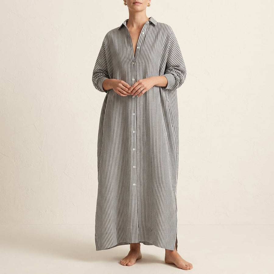 LINNAEA™ - Everyday Stripped Maxi Dress