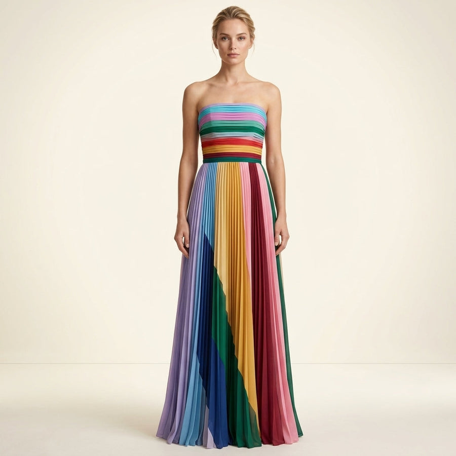 MARIGOLD™ – Bold & Classy Strapless Dress