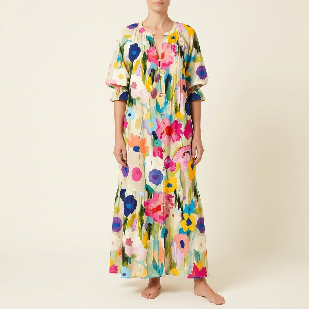 MELISSA™ - Chic Boho Maxi Dress
