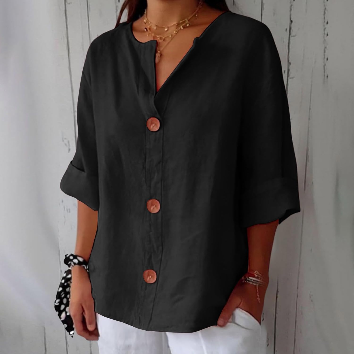 Julia | Loose-fitting Elegant Blouse