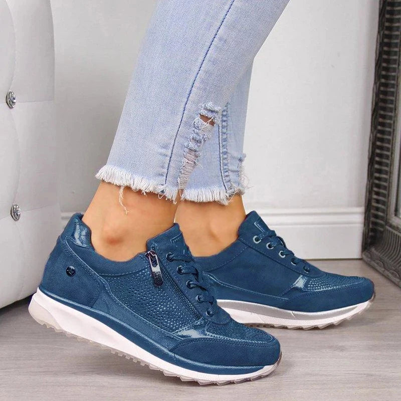 Ginette | Zip-Up Orthopedic Sneakers