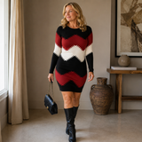 Ziggy™ - Chevron Knit Dress
