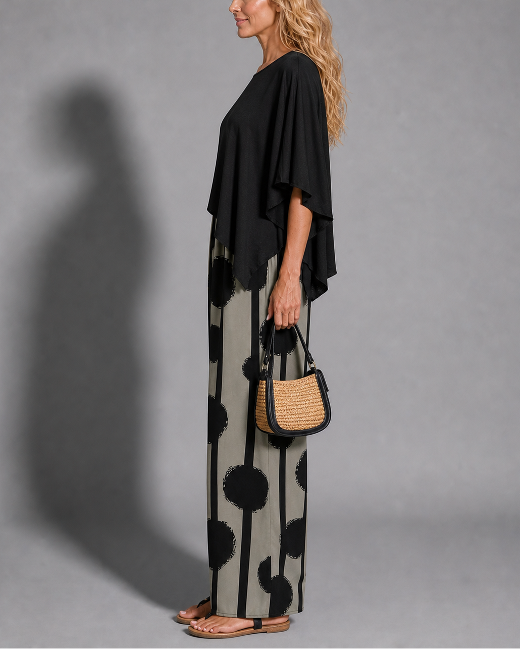 Kalliope -  Comfortable Elastic Waist Two-Piece Set