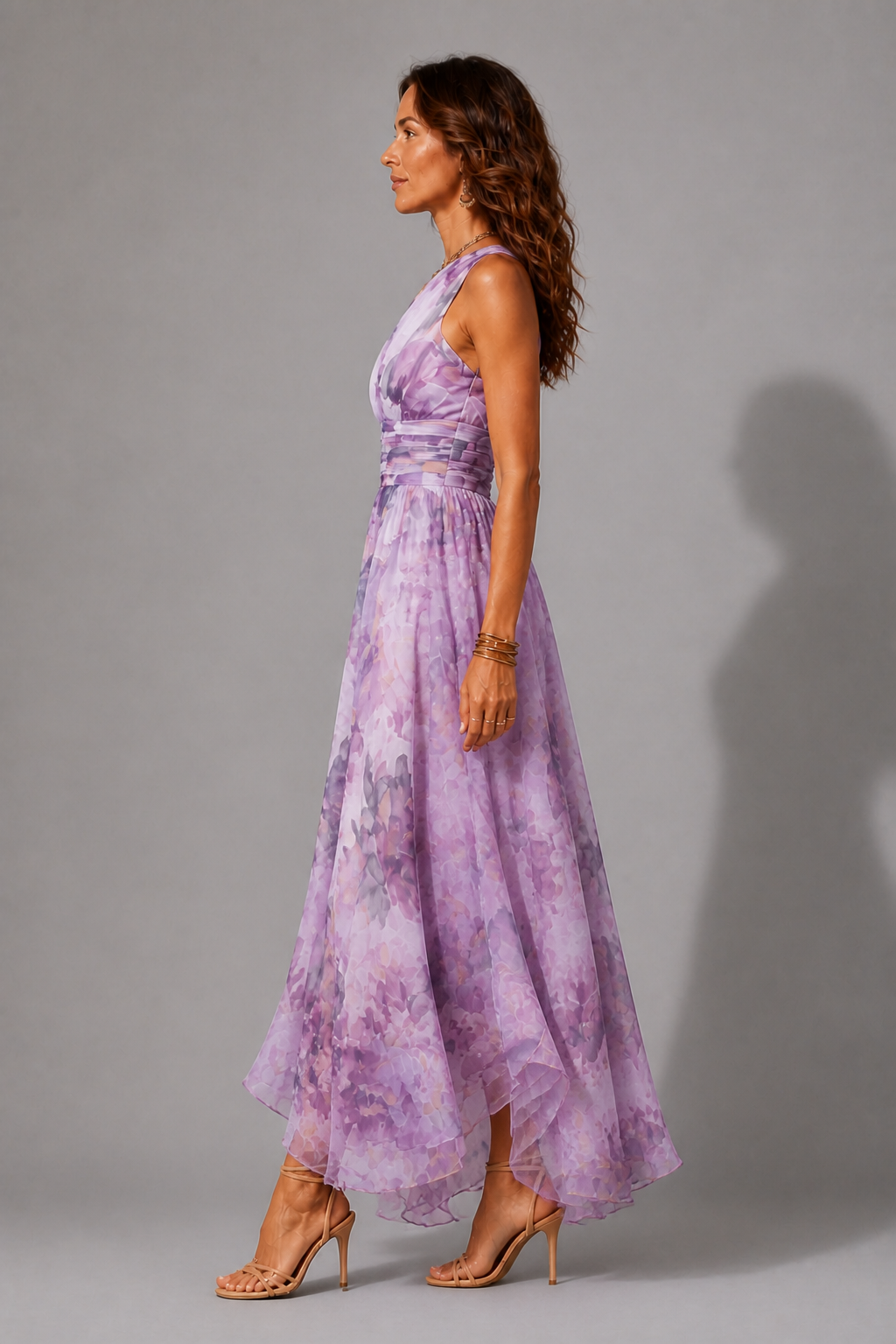 Celeste | One-Shoulder Floral Maxi
