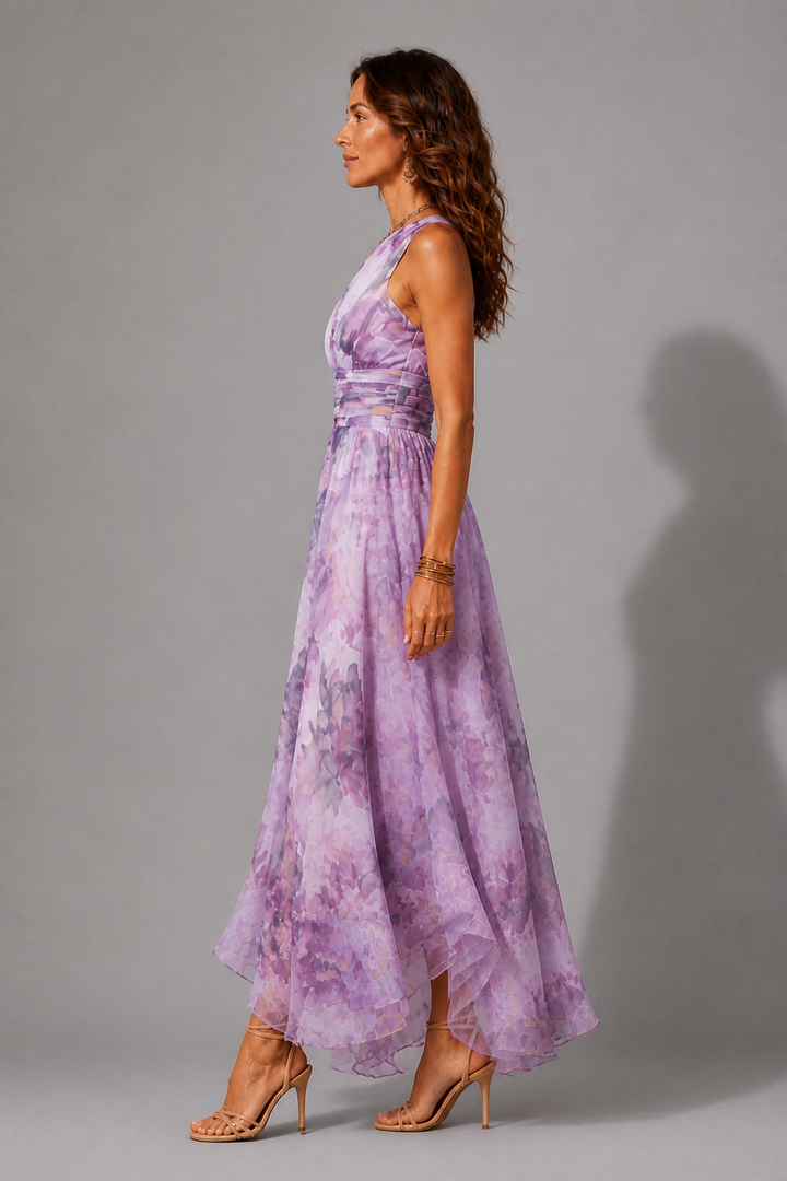 Celeste | One-Shoulder Floral Maxi