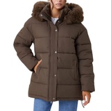ZELARA™ – Fluffy Fur Collar Thermal Coat
