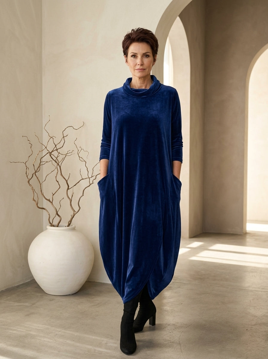 Leona Velvet Maxi Dress
