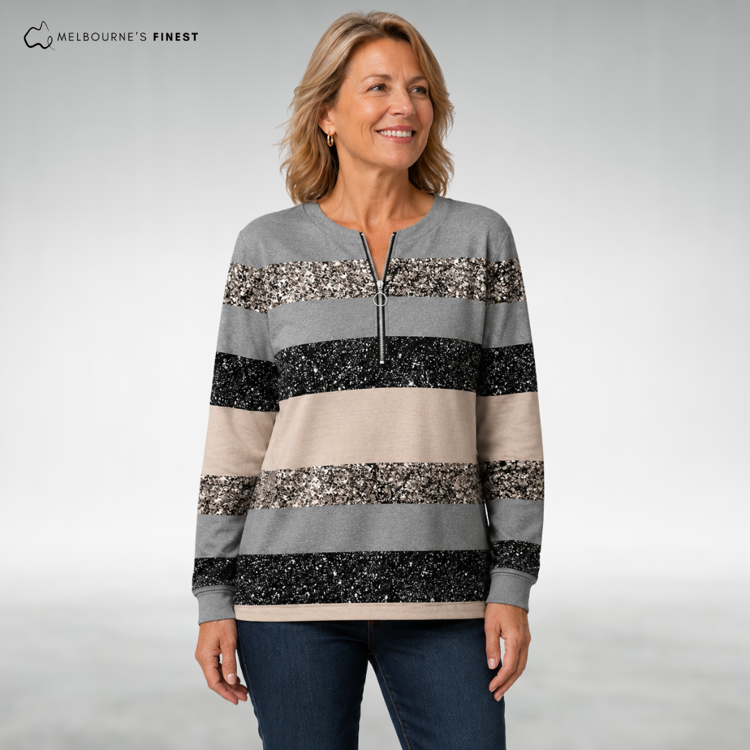 Kaylene™ Cozy Half-Zip Jumper
