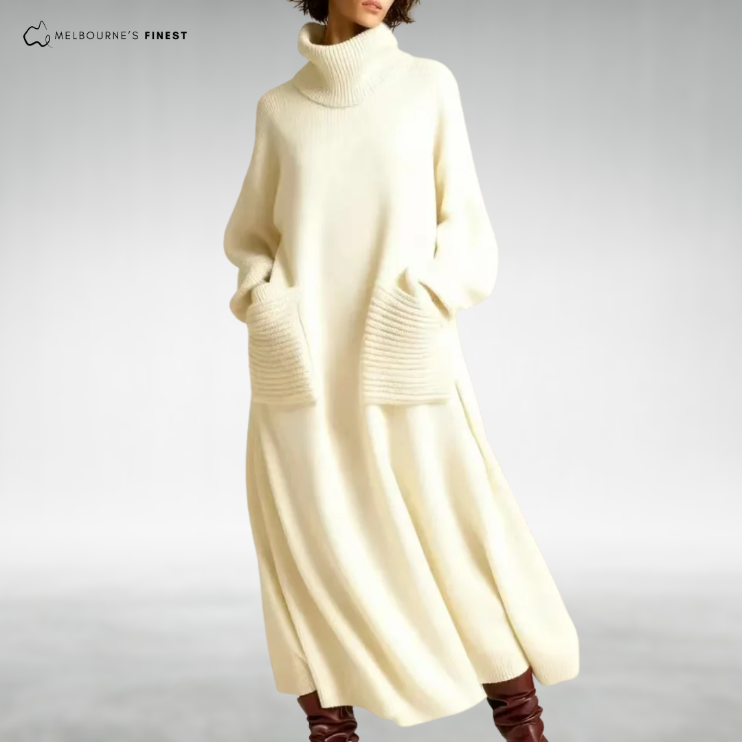 Diana™ Cozy Turtleneck Dress