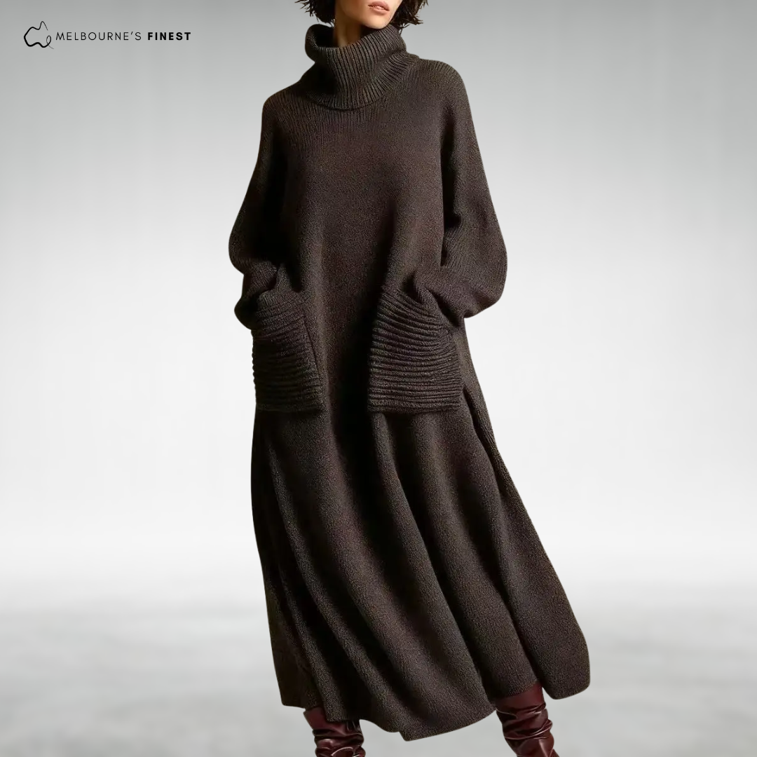 Diana™ Cozy Turtleneck Dress
