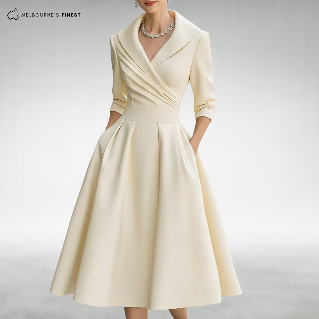 Vivienne™ Elegant Midi Dress