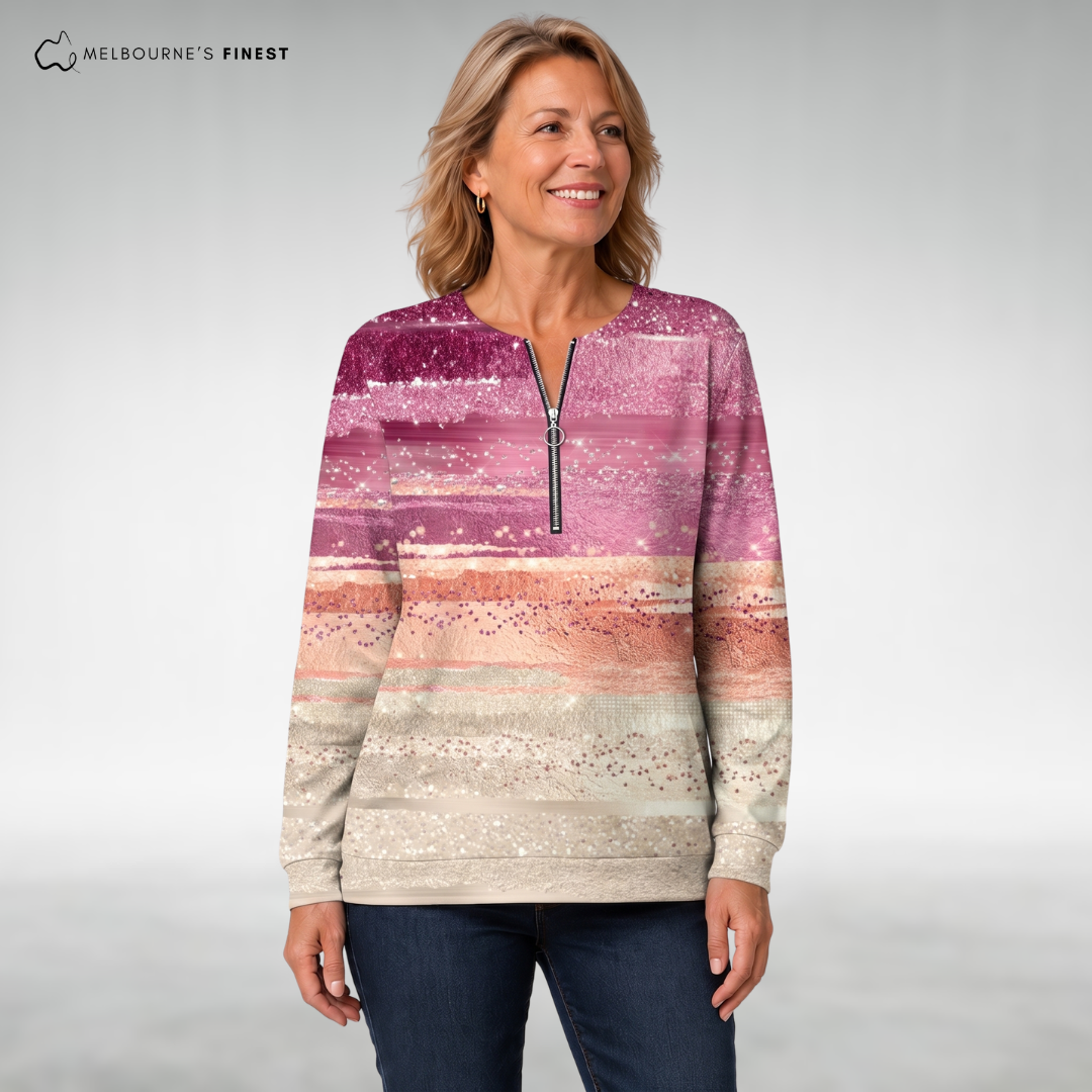 Kaylene™ Cozy Half-Zip Jumper