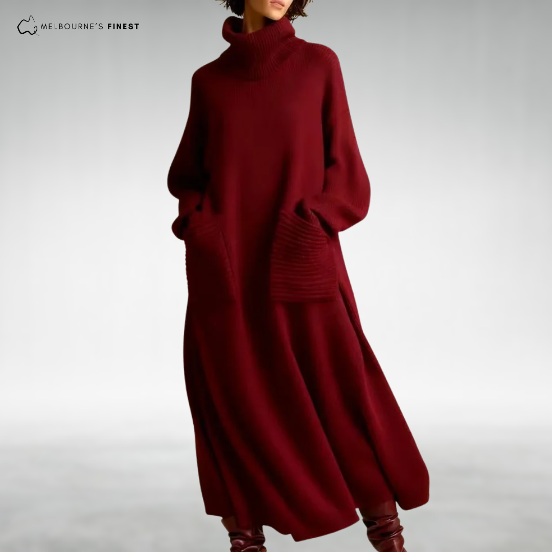 Diana™ Cozy Turtleneck Dress