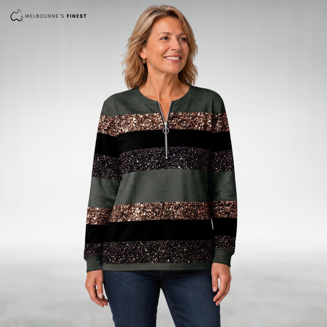Kaylene™ Cozy Half-Zip Jumper