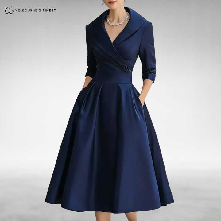 Vivienne™ Elegant Midi Dress