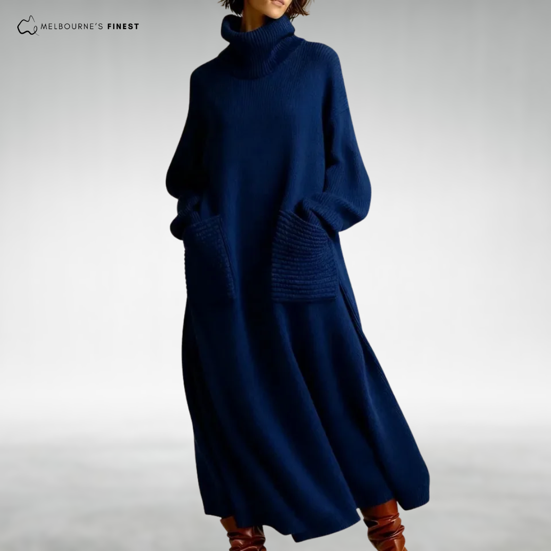 Diana™ Cozy Turtleneck Dress