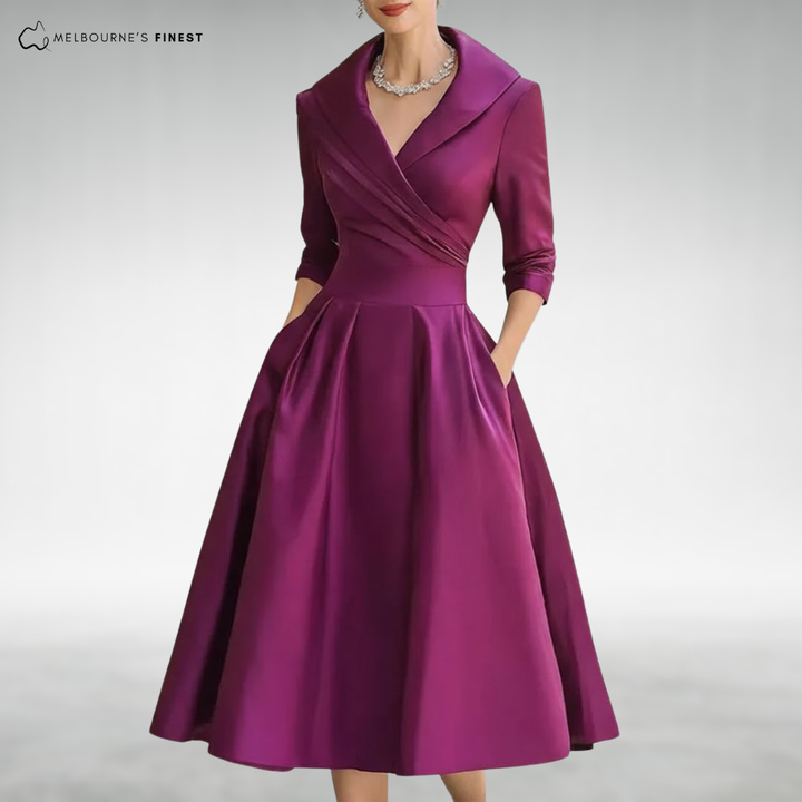 Vivienne™ Elegant Midi Dress