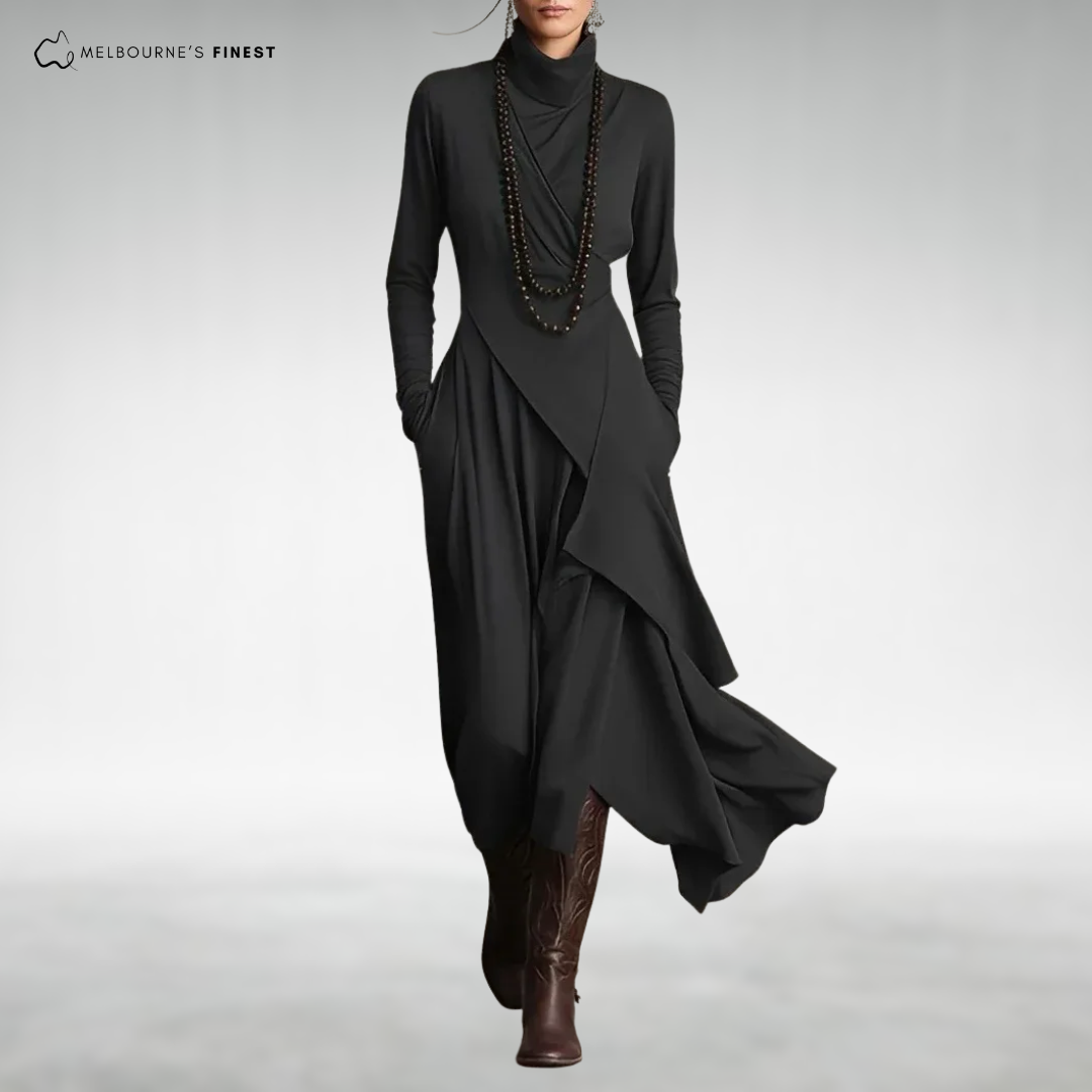 Coleen™ Turtleneck Comfort Dress