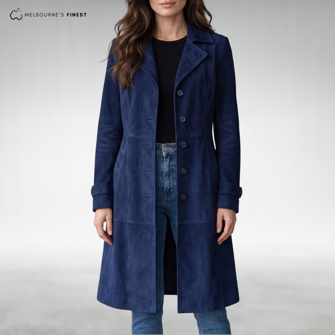 Talia™ Suede Longline Coat