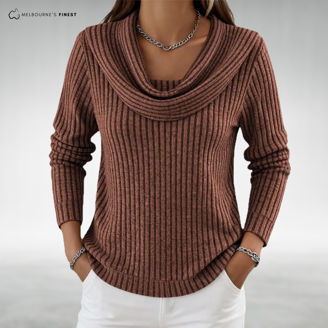 Claire™ Elegant Cowl Neck Jumper