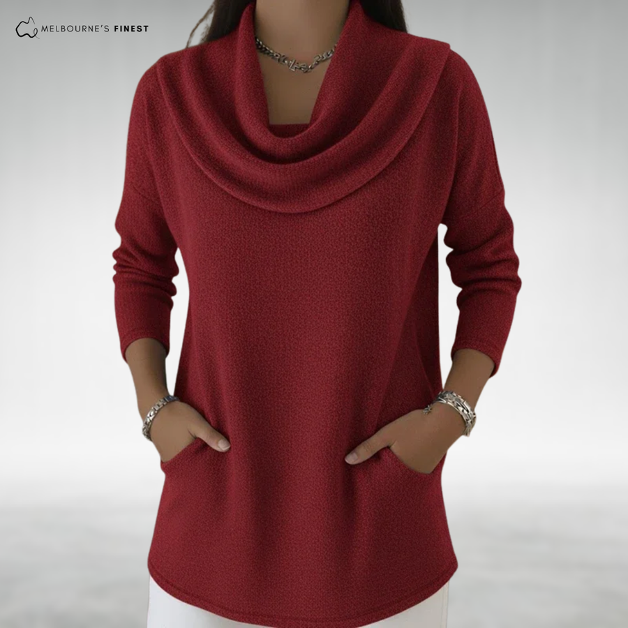 Emilia™ Cowl Neck Jumper