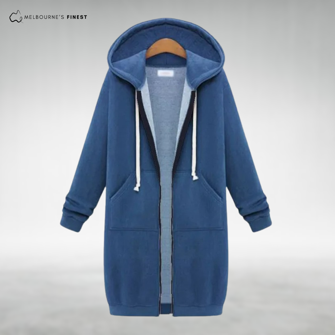 Kiera™ Longline Zip Hoodie
