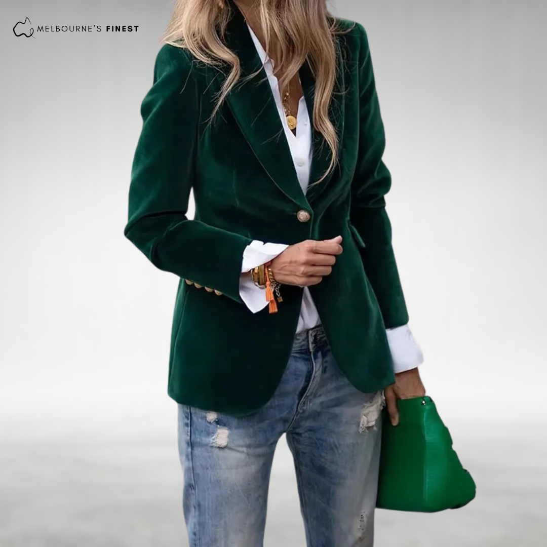 Victoria™ Elegant Velvet Blazer
