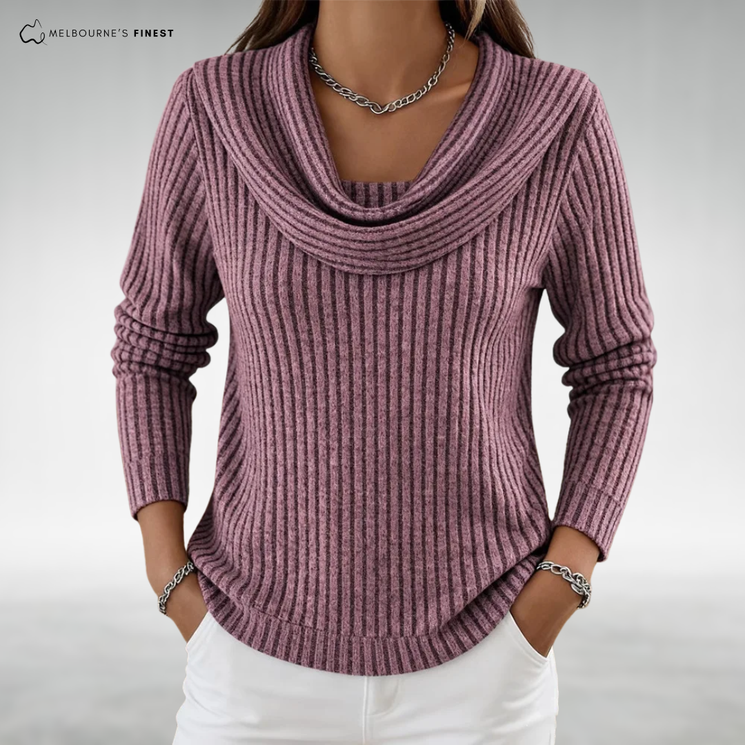 Claire™ Elegant Cowl Neck Jumper