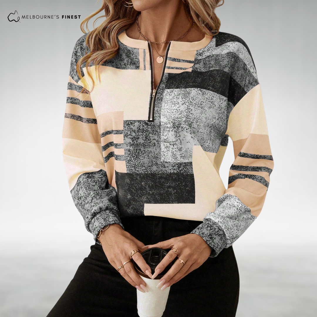 Riddle™ Elegant Half-Zip Jumper