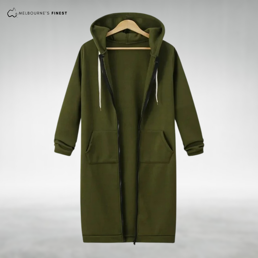 Kiera™ Longline Zip Hoodie