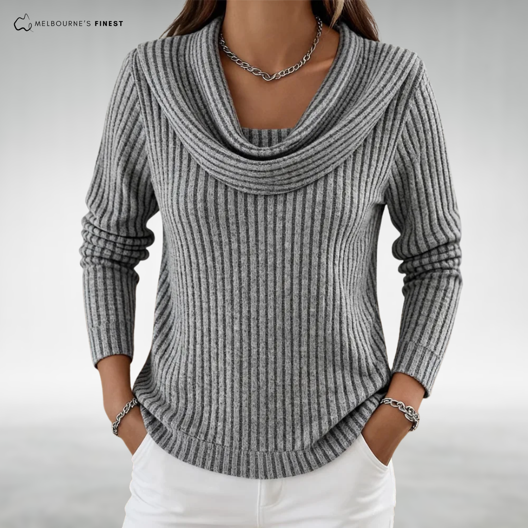 Claire™ Elegant Cowl Neck Jumper