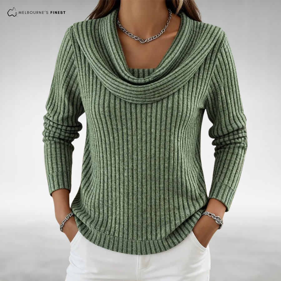Claire™ Elegant Cowl Neck Jumper