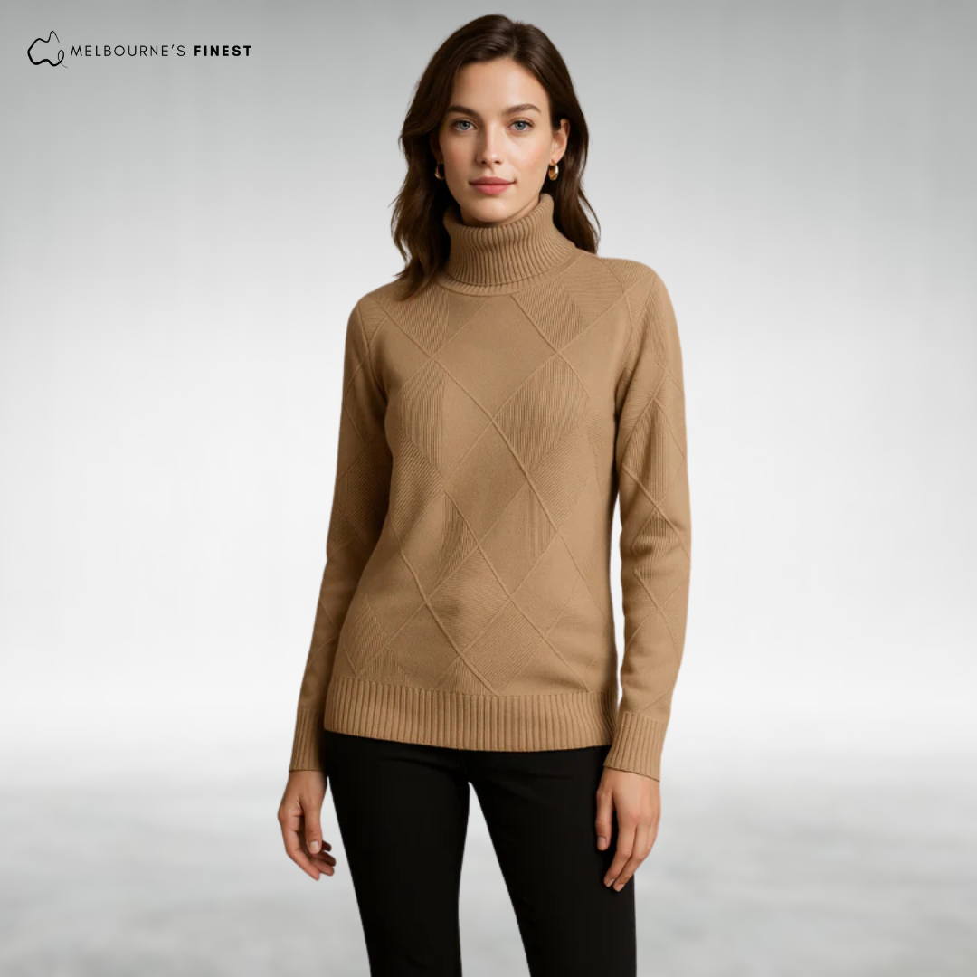 Sienna™ Elegant Knit Turtleneck