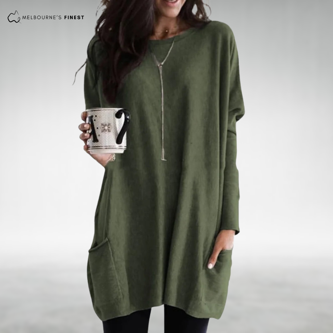 Reyna™ Oversized Jumper with Pockets