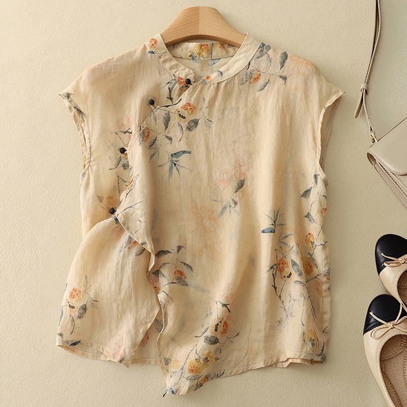 Amanda | Vintage Sleeveless Top