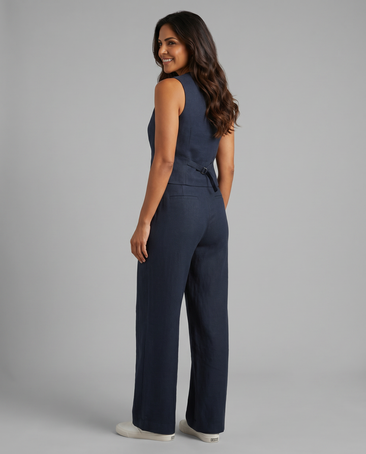 Valentina Moreau | Tailored Linen Co-Ord Set For Women
