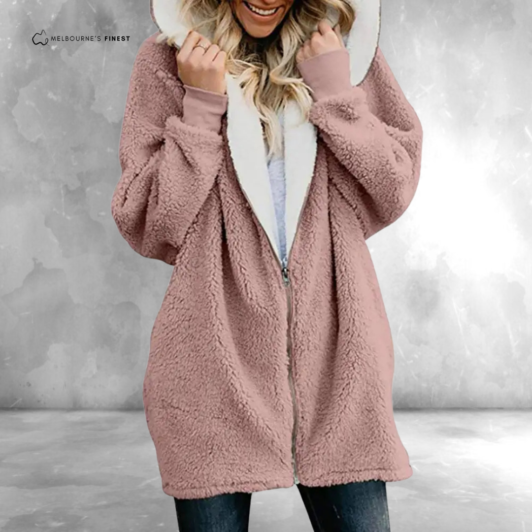Tina™ Cozy Zip Up Hoodie