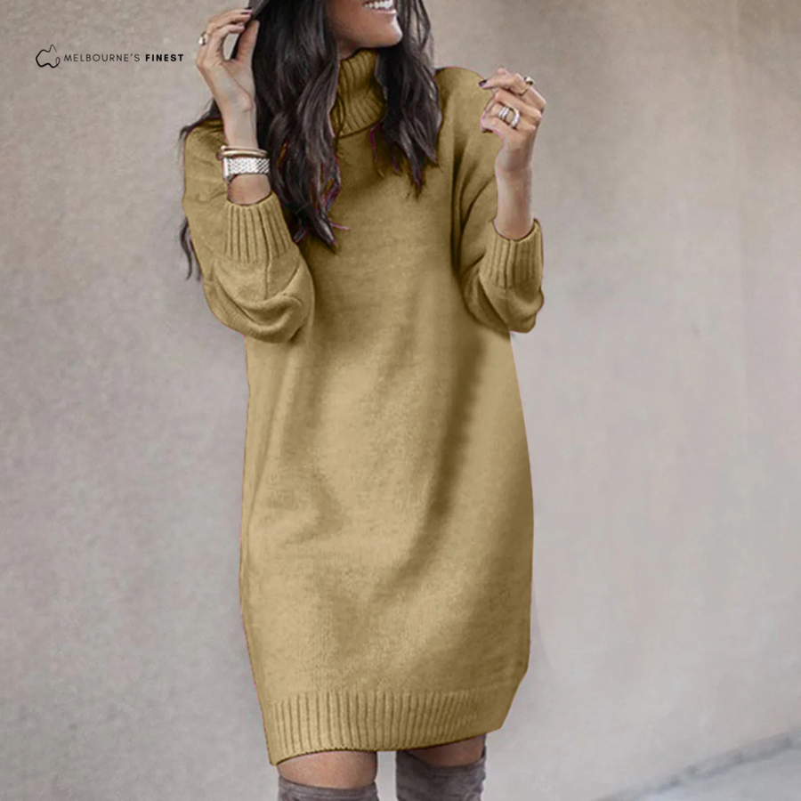 Lara™ Stylish Sweater Dress