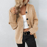 Vivian - Women's Relaxed Hooded Knit Cardigan