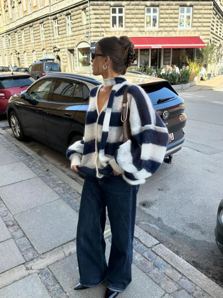 Jana - Cardigan &amp; Scarf Set for Effortless Elegance