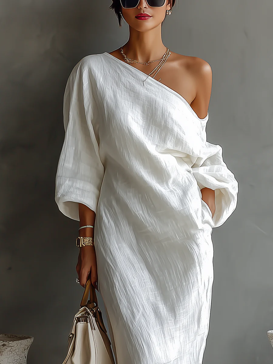 Elise | Elegant Asymmetrical Maxi Dress